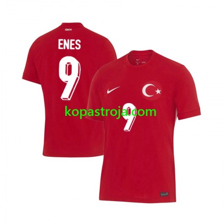 Billiga Fotbollströjor Turkiet Enes Unal 9 Borta tröja EM 2024 Kortärmad